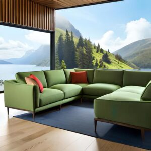 Green Modular Sofa