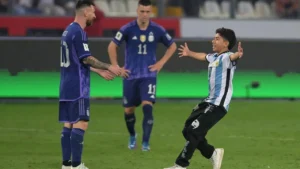 Lionel Messi, Argentina vs Peru